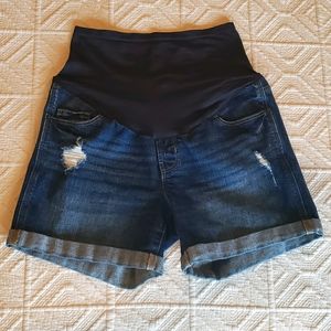 Maternity Denim Jean Shorts